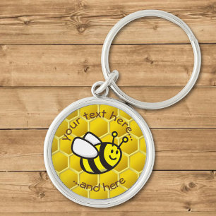 Porte-clés Dessin sur les abeilles