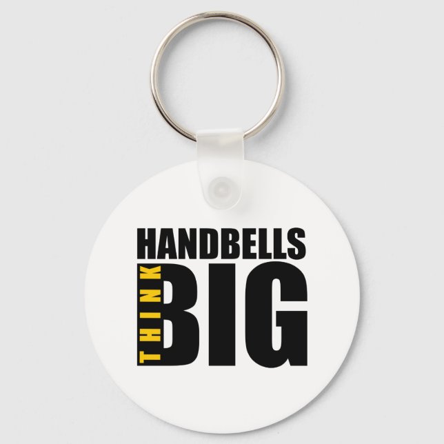 PORTE-CLÉS DESSINS MUSICAUX THINK BIG HANDBELLS (Recto)