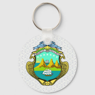 Porte-clés Détail des armoiries du Costa Rica
