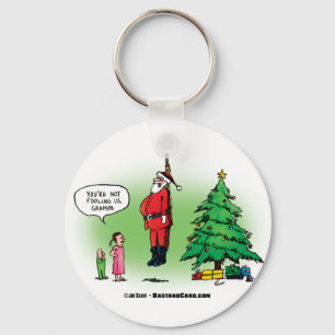 Porte-clés Détenir Père Noël Twisted Cartoon