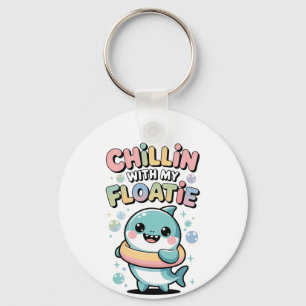 Porte-clés Détente avec mon flotteur   Bébé Requin Enfants