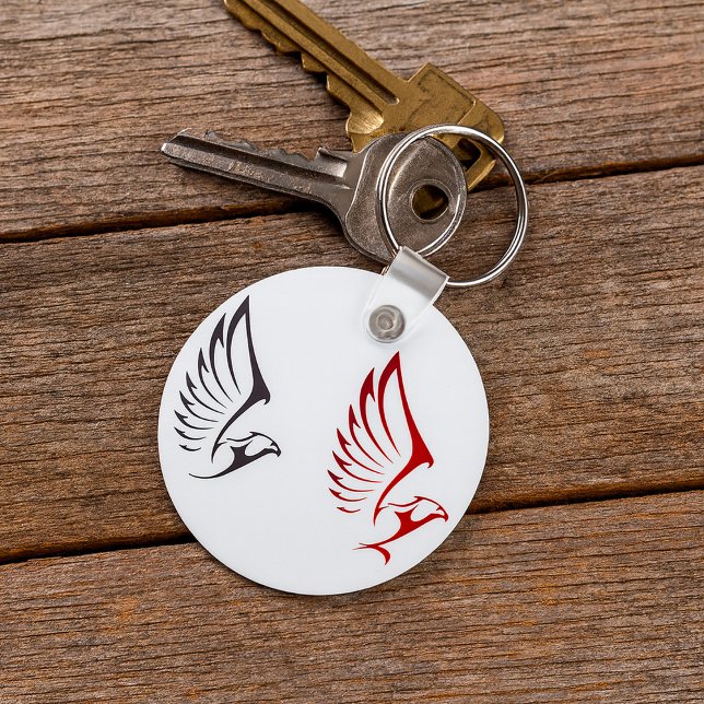 Porte-clés Deux aigles (Créateur téléchargé)