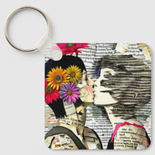 Porte-clés Deux femmes amoureuses   Baiser de fierté