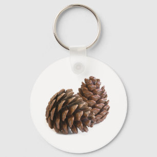 Porte-clés Deux pinecones