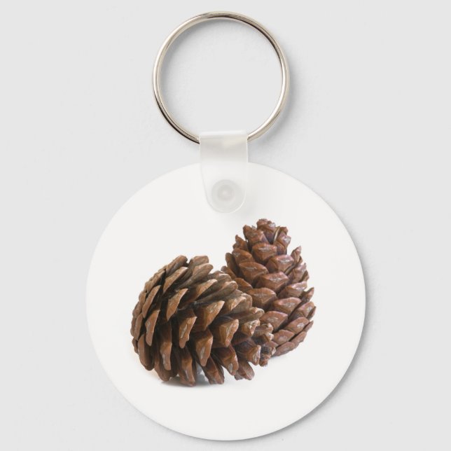 Porte-clés Deux pinecones (Recto)