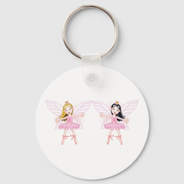 Porte-clés Deux Porte - clés de Ballerina Fairies (Recto)
