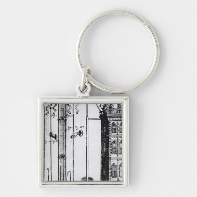 Porte-clés Développement de Robert Boyle de la pompe à eau (Devant)