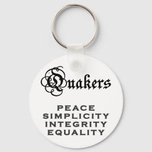 Porte-clés Devise de quaker