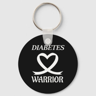 Porte-clés Diabète Guerrier Cardiologie Ruban de Coeur Sensib