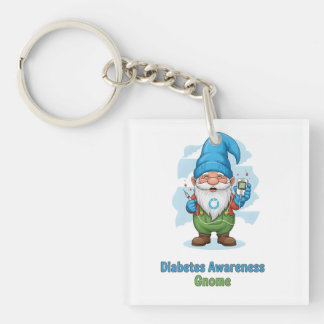 Porte-clés Diabetes Awareness Gnome PNG | Cute Diabetes