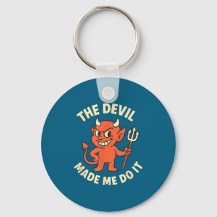 Porte-clés Diable de Chemise C'est Halloween