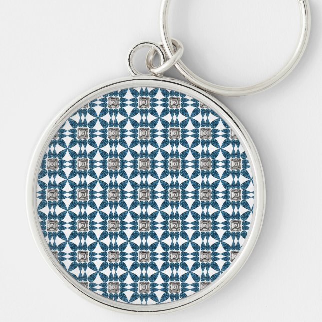 Porte-clés Diamant bleu (Devant)