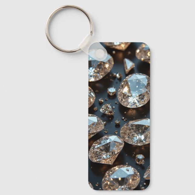 Porte-clés Diamond Porte - clés a l'air vrai diamant luxe (Recto)