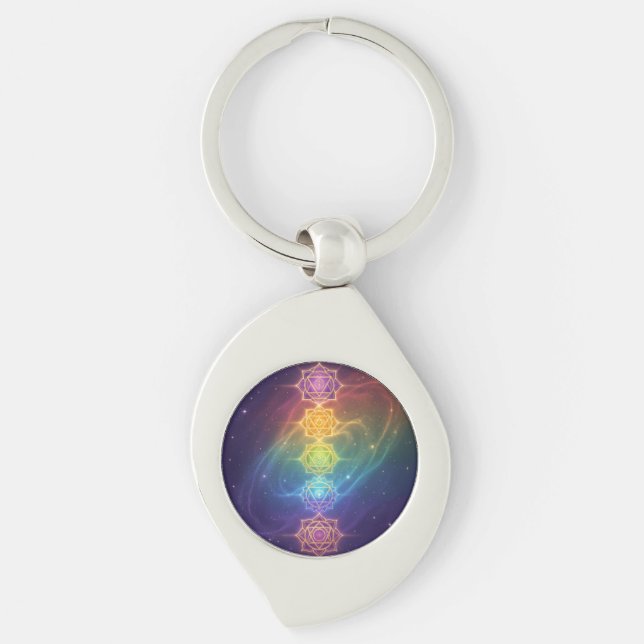 Porte-clés Die 7 Chakren´11 (Devant)