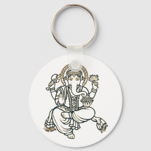 Porte-clés Dieu de divinité indoue de Ganesha