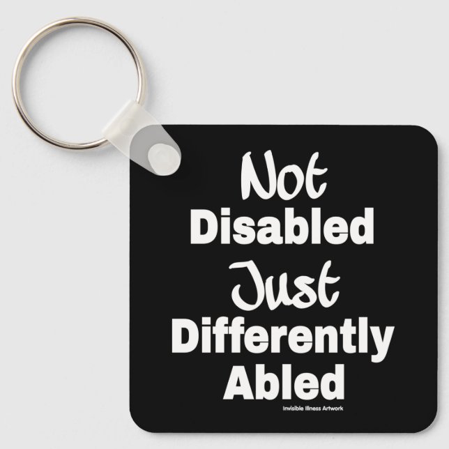 Porte-clés Différent Abled (Recto)