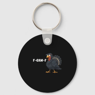 Porte-clés Dinde F-caw-f Drôle de Thanksgiving Corbeau Noir A