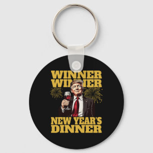 Porte-clés Dîner du Nouvel An de Trump 2025