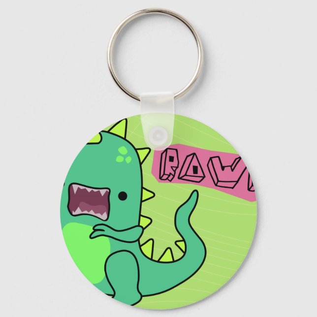 Porte-clés Dino Rawr (Recto)