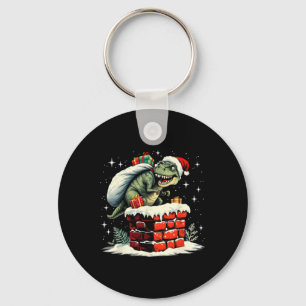 Porte-clés Dinosaur Noël Santa Xmas 