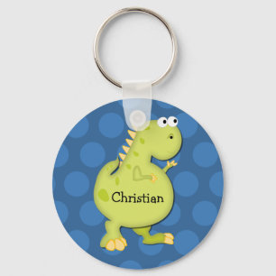 Porte-clés Dinosaure Porte - clé-bleu