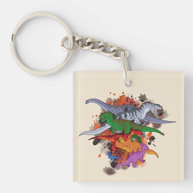 Porte-clés Dinosaures (Devant)