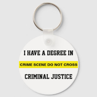 Porte-clés Diplôme en justice pénale