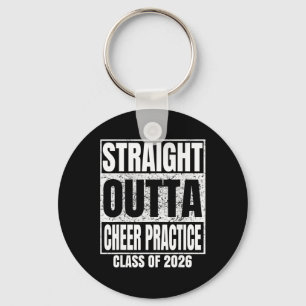 Porte-clés Diplômé tout droit sorti de la pratique de cheer C