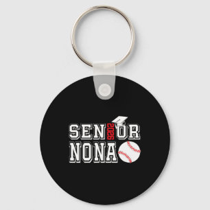Porte-clés Diplômée senior Nona Cl de 2026 Baseball Nona remi