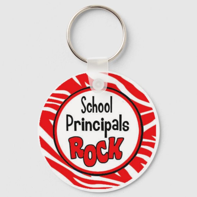 Porte-clés directeur d'école rock (Recto)
