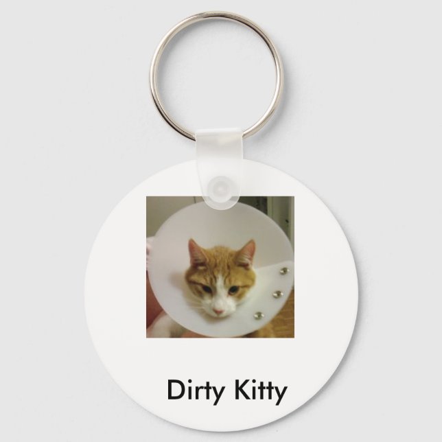 Porte-clés Dirty Kitty (Recto)
