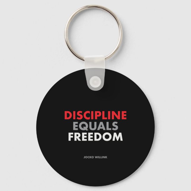Porte-clés "Discipline égale liberté" Jocko Willink (Recto)