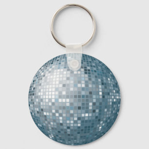 Porte-clés Disco Ball Silver Keychain