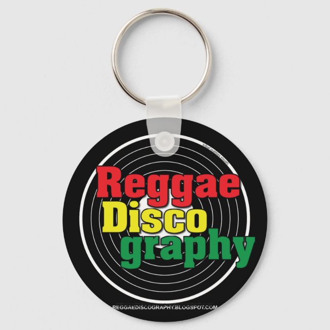 Porte-clés Discographie de reggae Vinyl (Recto)