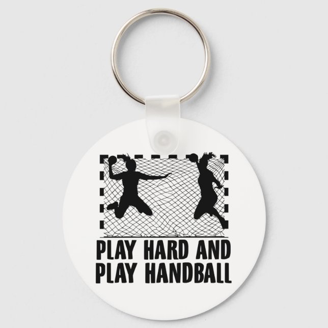 Porte-clés Discours Handballer | Handball Team Sport Cadeaux (Recto)