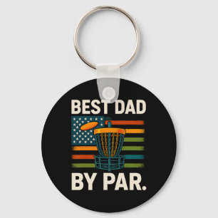 Porte-clés Disque de Disc Golf Drôle Meilleur Papa Par Camo D