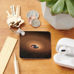 Porte-clés Disque D'Étoiles De Matériel Dusty