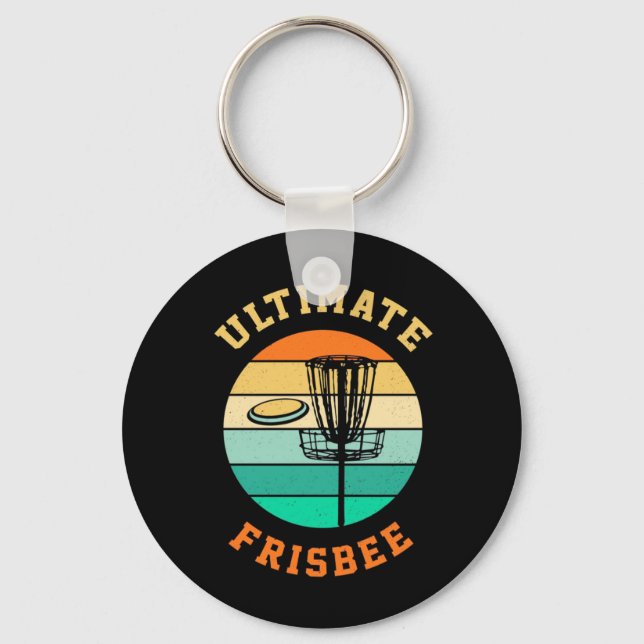 Porte-clés Disque Golf Ultimate Frisbee (Recto)
