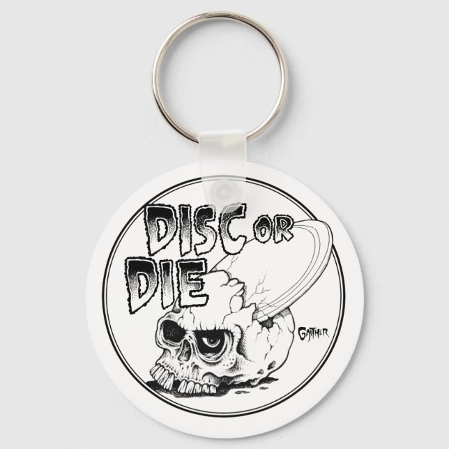 Porte-clés Disque Ou Die (Recto)