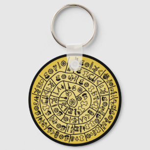 Porte-clés Disque Phaistos de Minoan Crete