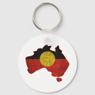 Porte-clés Distressed Aboriginal Flag 