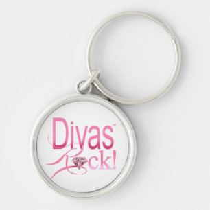 Porte-clés divas+gemme de règle+pierre