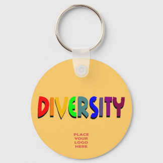 Porte-clés Diversité Porte - clé beige foncé personnalisé