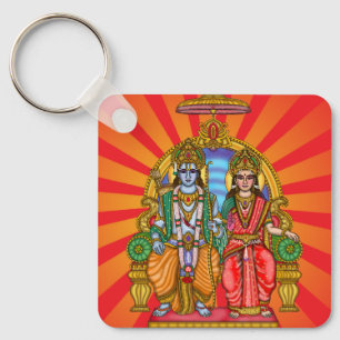 Porte-clés divin Sita Ram