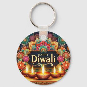 Porte-clés Diwali festif