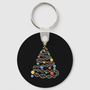 Porte-clés Dna Helix sapin de Noël Scientifique Biologie Scie