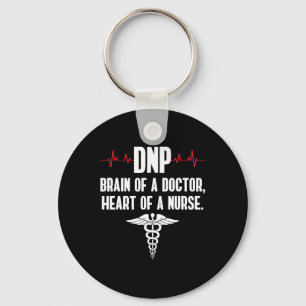 Porte-clés Dnp Docteur De Pratique En Infirmière Cerveau Rn I