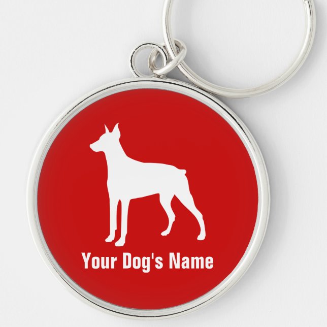 Porte-clés Doberman ド ー'a マ (Devant)