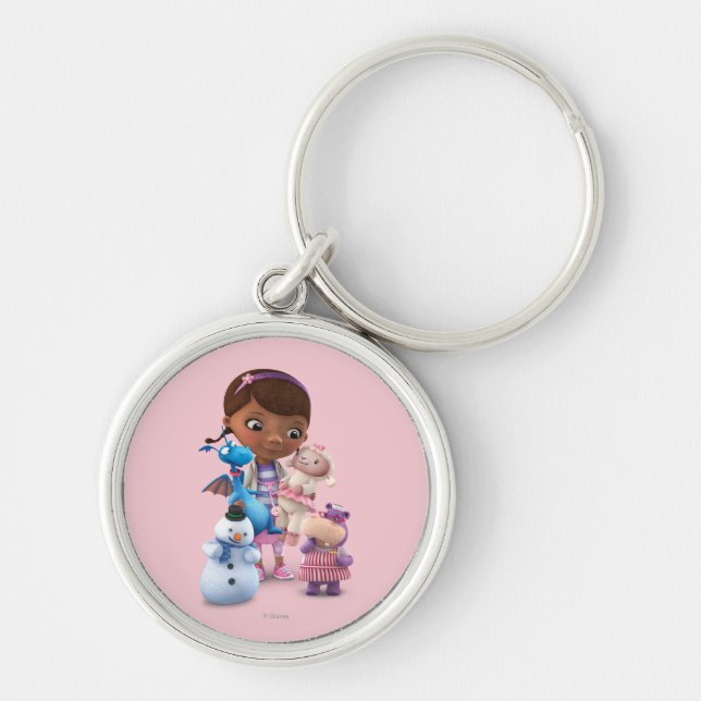 Porte-clés Doc McStuffins et ses amis animaux (Devant)