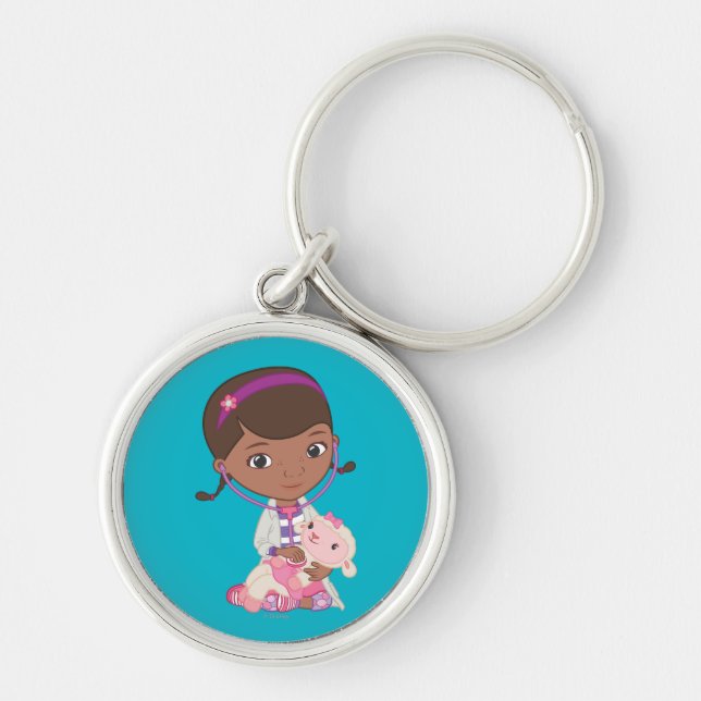 Porte-clés Doc McStuffins Holding Lambie (Devant)